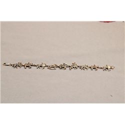 Unusual Sterling Silver Circus Animals Bracelet