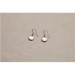 Sterling Silver Rose Quartz Earrings