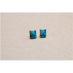 Sterling Silver And Turquoise Earrings