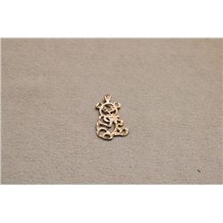 Sterling Silver Bear Pendant