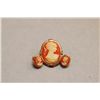 Image 1 : Cameo Brooch And Earrings Set