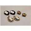 Image 1 : Cameo Earrings Lot
