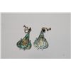 Image 1 : Very Interesting Sterling Silver Earrings