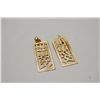 Image 1 : Interesting Vintage Asian Design Earrings