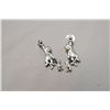 Image 1 : Vintage Signed J.J. Cat Earrings