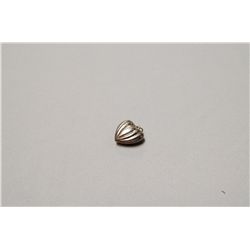 Vintage Sterling Silver Heart Pendant