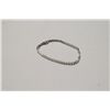 Image 1 : Pretty Sterling Silver Sparkly Bracelet