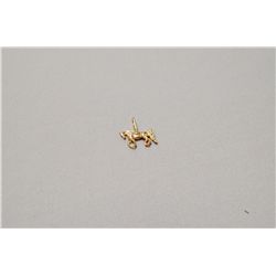 14k Carousel Horse Pendant, 1.4 Grams