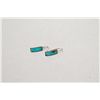 Image 1 : Sterling Silver And Turquoise Earrings