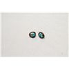 Image 1 : Old Navajo Sterling Silver Turquoise Earrings