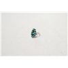 Image 1 : Sterling Silver And Turquoise Petite Point Ring