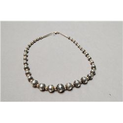 Amazing Vintage Native American Sterling Silver Necklace