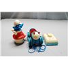 Image 1 : Vintage Toy Lot, Smurfs And More