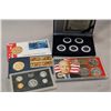 Image 1 : Lot Of Coins, American Revolution Bicentennial Commemorative Medal, 1971 U.S. Proof Set, Oval Office