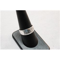 Sterling Silver Love Life Ring