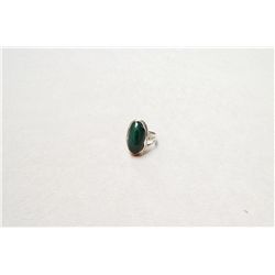 Sterling Silver And Jasper Ring