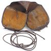 Image 1 : LEATHER SADDLEBAGS WITH LEATHER RANCHO ROPE