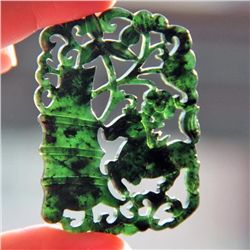 Hand Carved Chinese Jade Tang Dynasty Horse