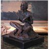 Image 5 : Glorious Bronze Sculpture Seated Native American