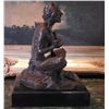 Image 6 : Glorious Bronze Sculpture Seated Native American