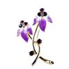 Image 1 : Lovely Lavender Ruby Crystal Brooch