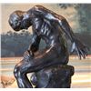 Image 5 : Thinker Pose Bronze Sculpture