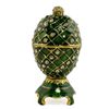 Image 1 : Cristal Vert Faberge Inspired Egg