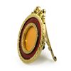 Image 2 : Red Round Enamel Faberge Inspired Frame