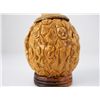 Image 3 : Handcarved Chinese Walnut Snuff Bottle
