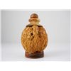 Image 4 : Handcarved Chinese Walnut Snuff Bottle