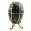 Image 1 : Conception Bleu Faberge Inspired Egg