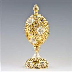 Lovely Butterfly Faberge Inspired Egg