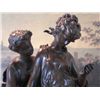 Image 2 : Charming Bronze Sculpture Victorian Sisters