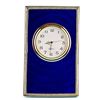 Image 1 : Blue Enameled Guilloche Faberge Clock
