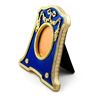 Image 2 : Blue Enameled Guilloche Faberge Inspired Frame