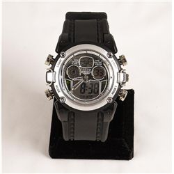Men's Black Digital Sports Watch
