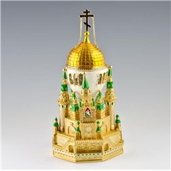 Moscow Kremlin Faberge Inspired Egg