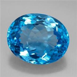11.11ct Swiss Blue Topaz~ size 14.96 x 12.25 x 7.5