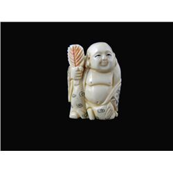 Hand Carved Ivory Netsuke Figure