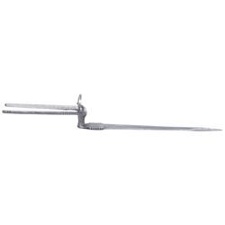 INDOPERSIAN BAYONET FOR MATCHLOCK MUSKET, Iron, fo