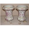 Image 2 : Pair of Continental 19th C Vases on claw feet