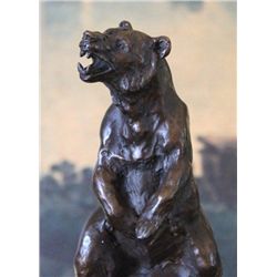 Magnificent Bear Bronze Sculpture
