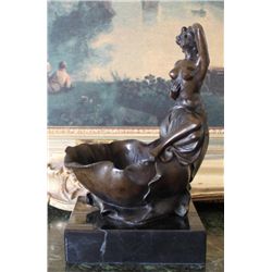 Lovely Nude Bronze Dish