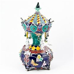 Faberge Inspired Carousel Figurine