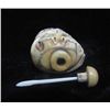 Image 2 : Hand carved oxbone Chinese Snuff Bottle