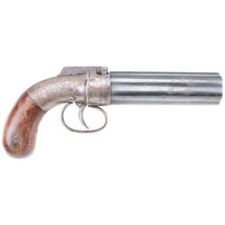 ALLENS PATENT PERCUSSION PEPPERBOX PISTOL 30 cal