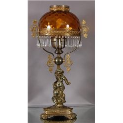 Victorian Cherub Parlor Lamp