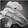 Image 1 : Crystal Serpent Stretch Bangle Bracelet
