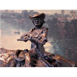 Mexican Charro Bronze Sculpture