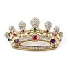 Image 1 : Gorgeous Imperial Crown Crystal Brooch